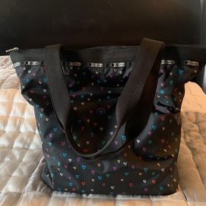 Lesportsac heart prints tote bag